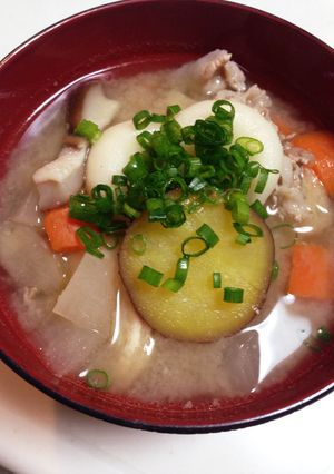 ふわとろ☆だんご豚汁-レシピのメイン写真