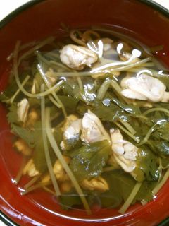 簡単 和食 あさりと 三つ葉の お吸い物-レシピのメイン写真