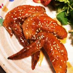 รูปของ フライパンでカンタン！手羽先の甘辛煮☆