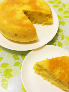 ふわふわさつまいもケーキ(炊飯器で!)-レシピのメイン写真
