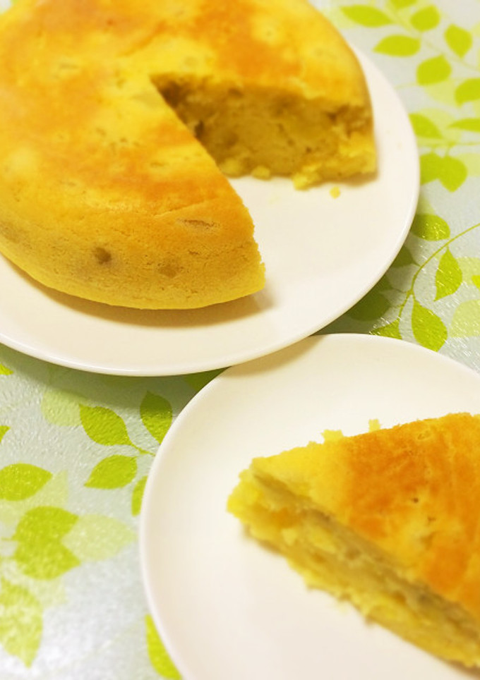 ふわふわさつまいもケーキ(炊飯器で！)-レシピのメイン写真