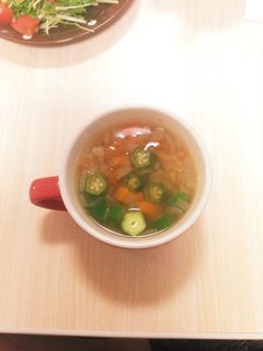 簡単♪とろとろオクラのスープ-レシピのメイン写真