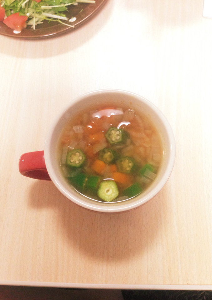 簡単♪とろとろオクラのスープ-レシピのメイン写真