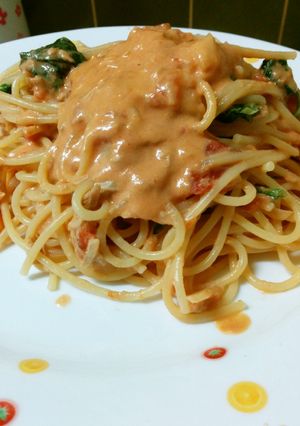ツナのトマトクリーム風☆パスタ-レシピのメイン写真