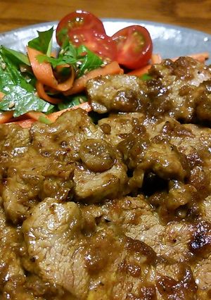 豚ヒレ肉の米粉カレー炒め。-レシピのメイン写真