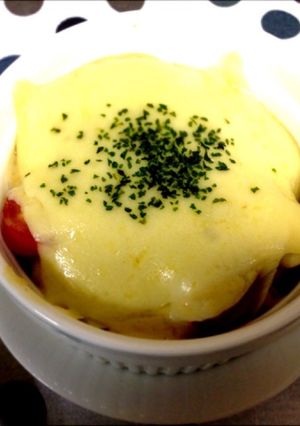 簡単！カボチャとチキンの豆乳グラタン♪-レシピのメイン写真