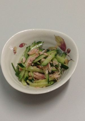 キュウリとツナのポン酢あえ♪超簡単-レシピのメイン写真