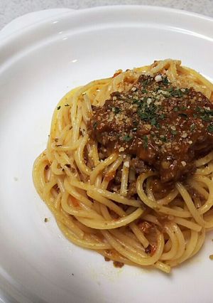 コストコプルコギアレンジでミ—トソ—ス-レシピのメイン写真