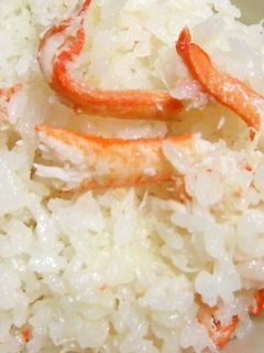 『かに』たっぷり(^o^)炊き込みご飯♪-レシピのメイン写真