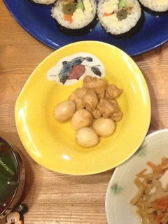 鶏肉とうずらの醤油炒め煮-レシピのメイン写真