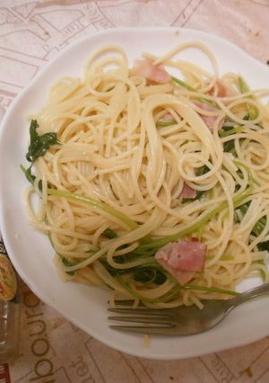ミツバの香りのパスタ-レシピのメイン写真