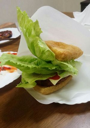 油揚げバーガー-レシピのメイン写真