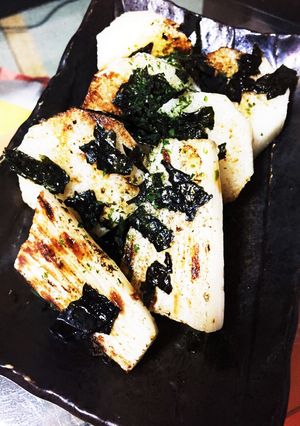 切って焼くだけ簡単おつまみ！山芋焼き-レシピのメイン写真