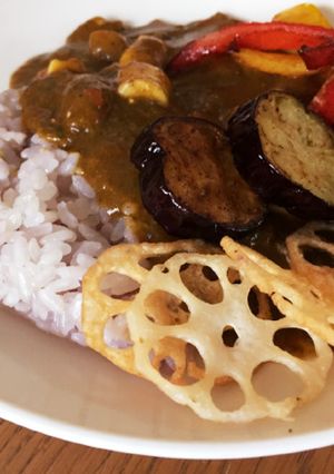 夏野菜の美味しいグリーンカレー♡♡♡-レシピのメイン写真