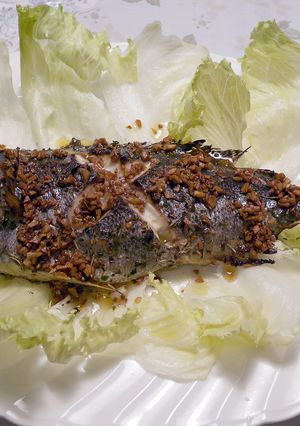 アンチョビとにんにく♪ハーブ焼きの白身魚-レシピのメイン写真