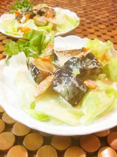 オッサンの焼き茄子サラダごま風味-レシピのメイン写真