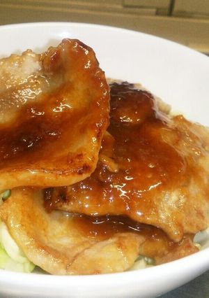 気になる豚バラの味噌焼き肉丼-レシピのメイン写真