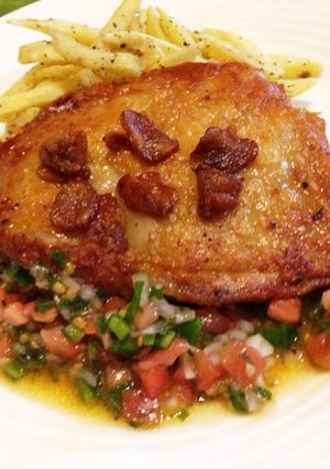 鶏モモ肉のソテー サルピコンソース-レシピのメイン写真