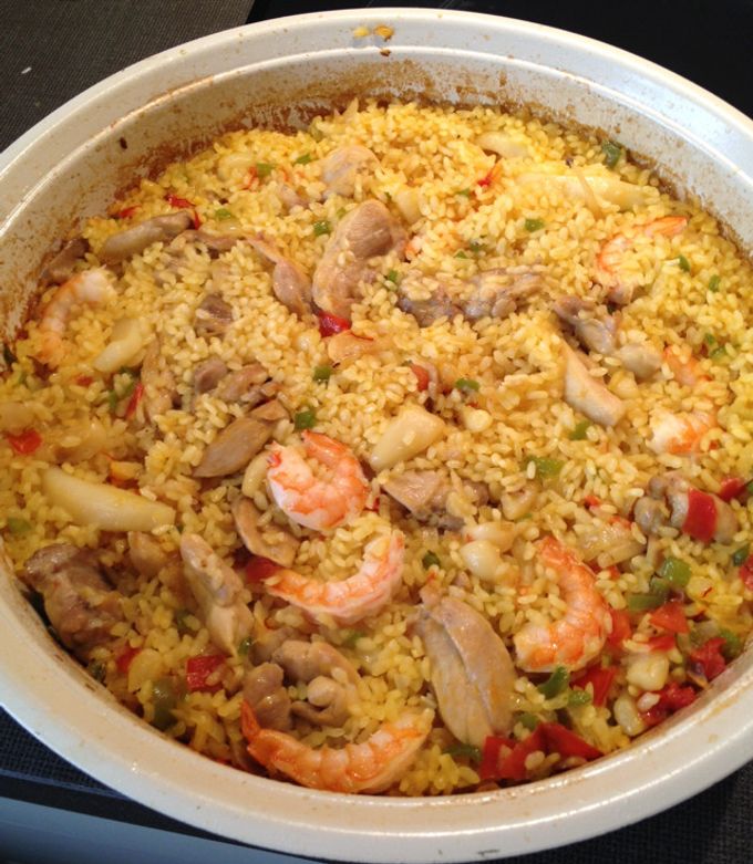 家庭で作るパエリアミクスタ by Soleil182 【クックパッド】 簡単