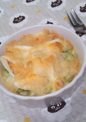 そらまめとゆでたまごのチーズ焼き-レシピのメイン写真