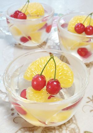 さくらんぼゼリー-レシピのメイン写真