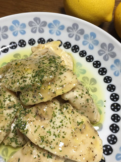 「塩レモンde鶏むね肉のムニエル風」-レシピのメイン写真