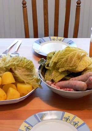 たっぷり蒸しキャベツ-レシピのメイン写真