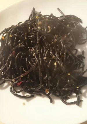 長ひじきのペペロンチーノ-レシピのメイン写真