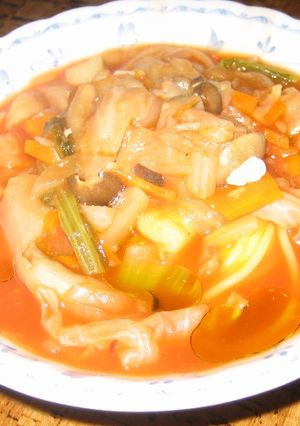 いつでもウマウマ!煮込みスープパスタ-レシピのメイン写真