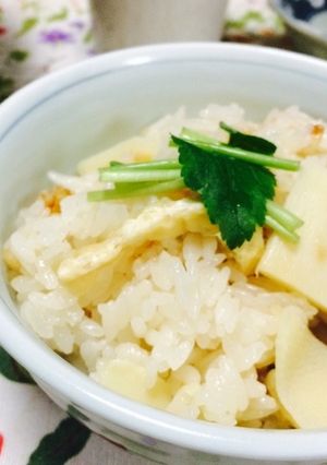 季節のごはん:たけのこごはん-レシピのメイン写真