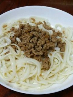 生姜そぼろうどん-レシピのメイン写真