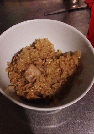 簡単☆鶏肉のみの炊き込みご飯!-レシピのメイン写真