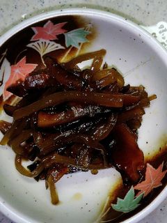 蕗と椎茸の佃煮-レシピのメイン写真