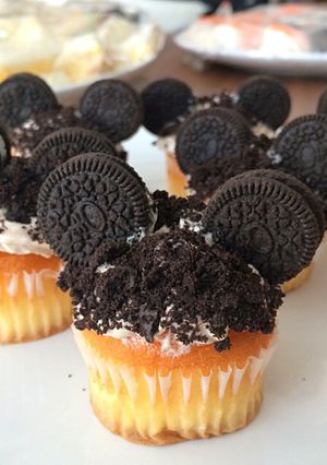 ミッキーのカップケーキ-レシピのメイン写真