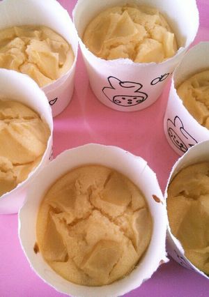 豆腐deヘルシー♩リンゴのマフィン♡-レシピのメイン写真
