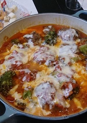 ル・クルーゼで煮込みハンバーグ♡-レシピのメイン写真