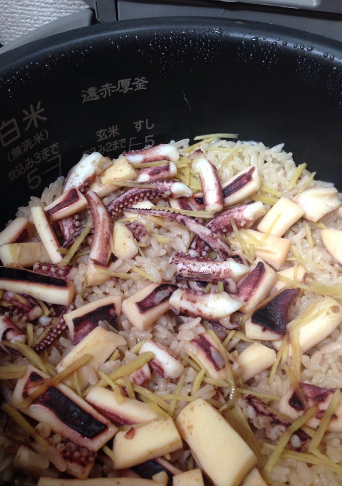 簡単♪イカの炊き込みご飯-レシピのメイン写真
