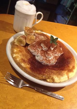 大満足！特大ティラミスバナナパンケーキ-レシピのメイン写真