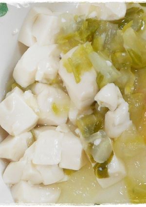 離乳食後期 豆腐と白菜の煮物-レシピのメイン写真