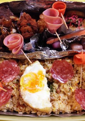 チャーハンと☆二種唐揚げのお弁当-レシピのメイン写真