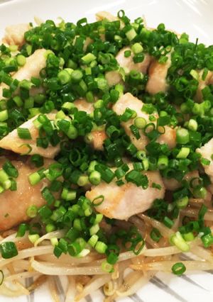 もやし、鶏むね肉であっさりポン酢♩-レシピのメイン写真