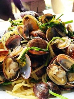 菜の花のボンゴレビアンコ!-レシピのメイン写真