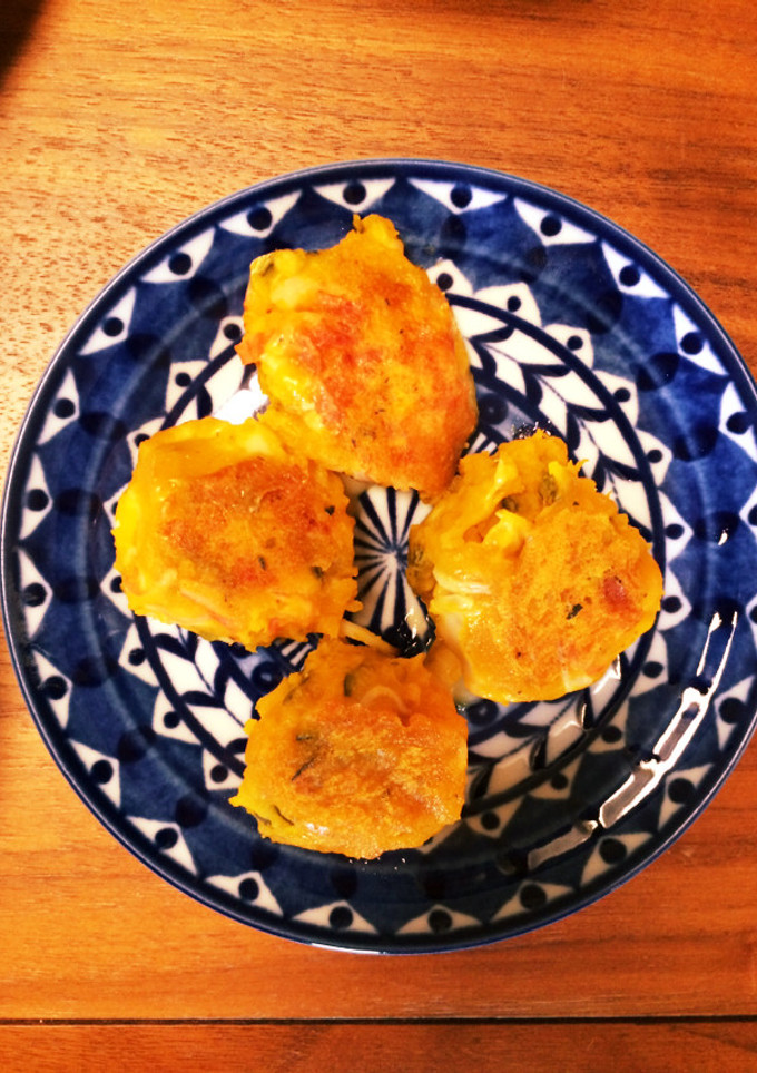 かぼちゃの煮物 リメイクでお焼き風？-レシピのメイン写真