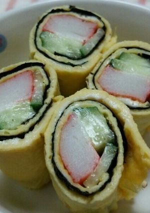 薄焼き卵焼きでお弁当を鮮やかに！改訂版-レシピのメイン写真