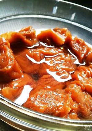 酸っぱい梅干しを…はちみつ梅に-レシピのメイン写真