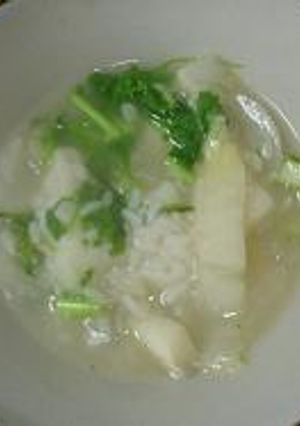 【簡単・おいしい！】七草の餅入り雑炊-レシピのメイン写真