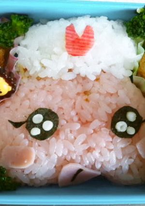 妖怪ウオッチ【キズナース】キャラ弁-レシピのメイン写真