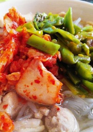 白滝と春雨のぴり辛中華麺☆-レシピのメイン写真