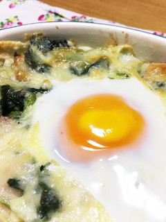 簡単!ココット風ほうれん草のドリア-レシピのメイン写真