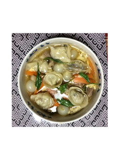 新たまねぎと新緑茶葉の餃子なべ-レシピのメイン写真